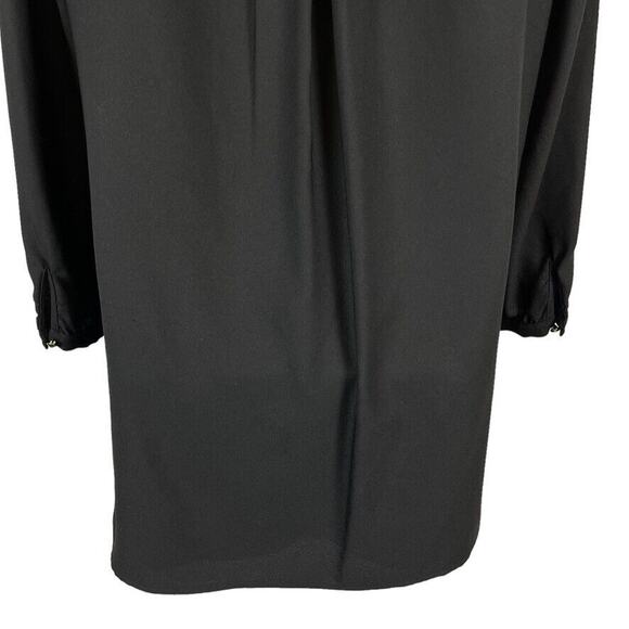 Jessica Simpson Black Gold Studded Shift Whimsigoth Long Sleeve Dress Witchy 12 - Picture 11 of 15